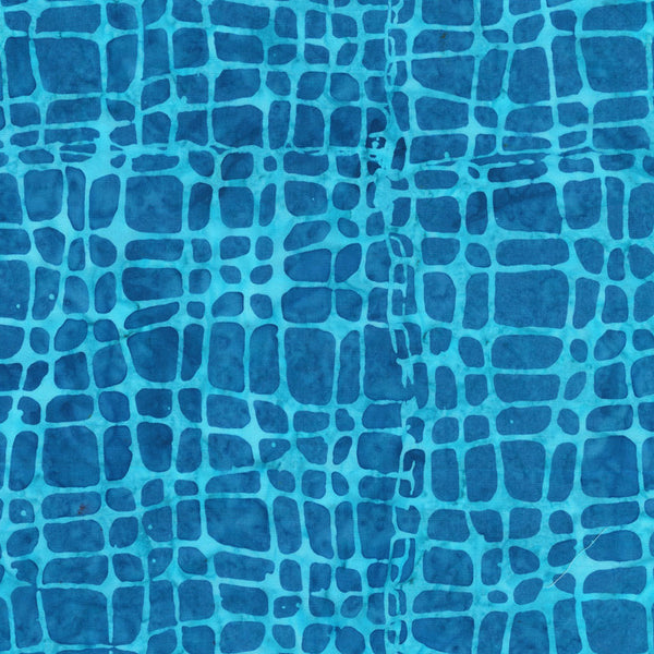Quiltessentials Batik <br> Deco Lines Cobalt