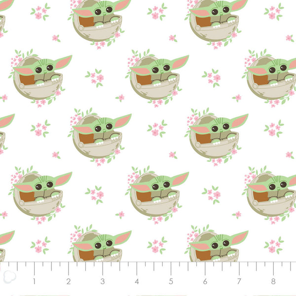 Baby Yoda Cotton Fabric by the Yard