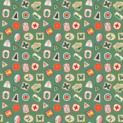 Gone Camping Cotton Fabric