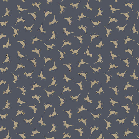 D is for Dinosaur Cotton Fabric