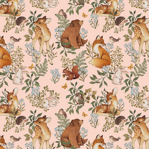 Forest Dreams Main Creampuff Cotton Fabric