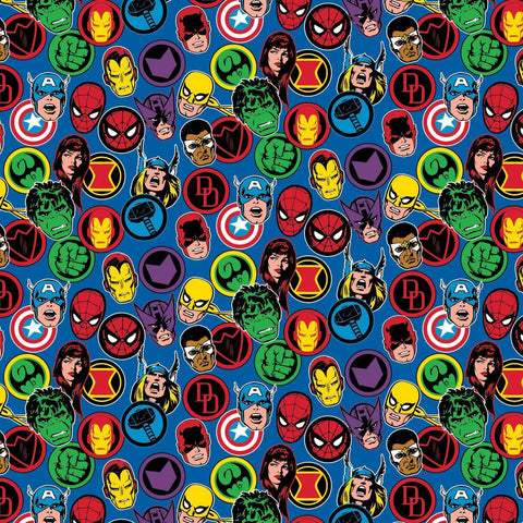 Marvel Comics Cotton Fabric
