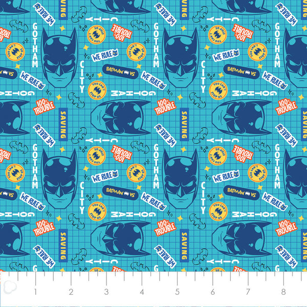 Batman Cotton Fabric by the Yard