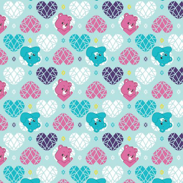 Care Bears <br> Sparkle and Shine <br> Hearts Blue