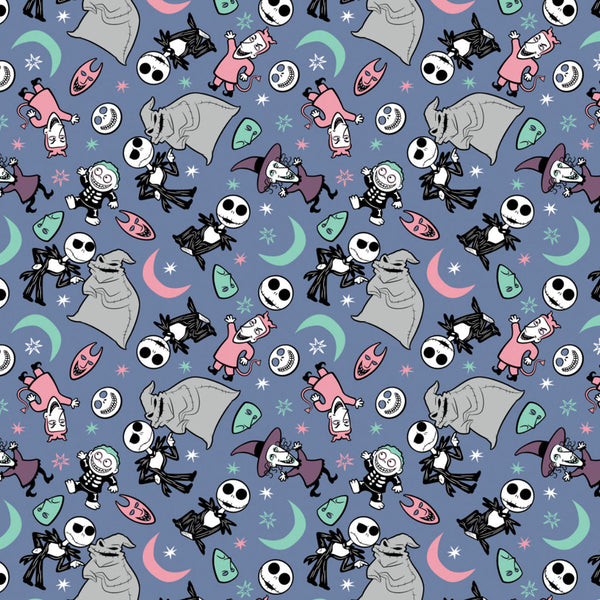 Nightmare Before Christmas <br> Pattern Play Blue