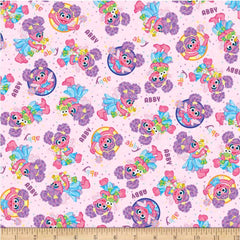 Sesame Street Abby Cadabby cotton fabric