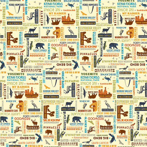 National Parks Cotton Fabric