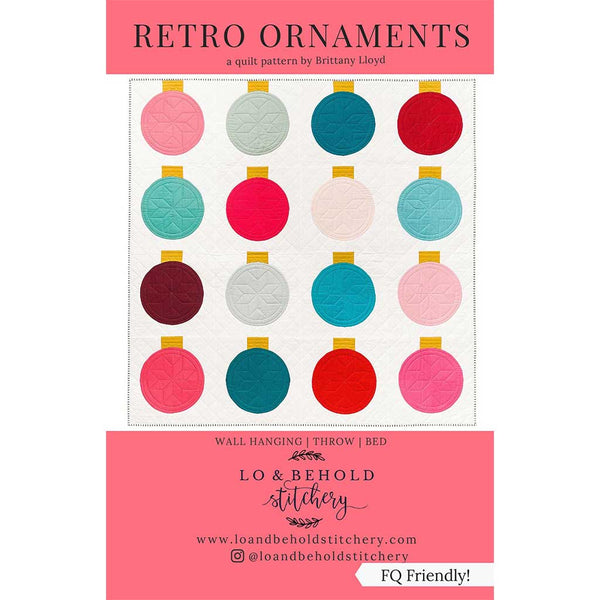 Retro Ornaments Quilt Pattern
