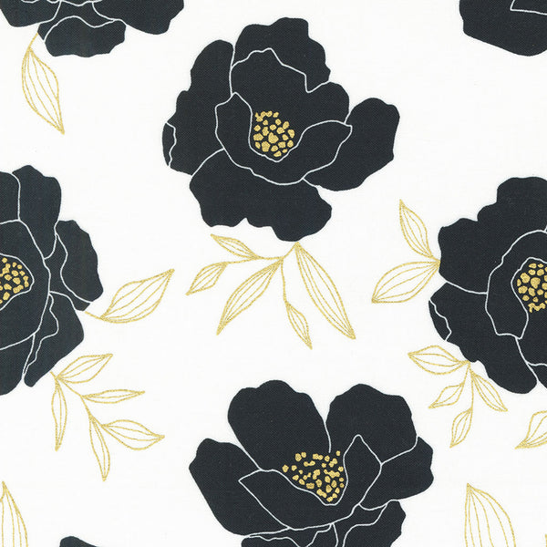 Gilded <br> Bold Blossoms Metallic Paper Gold