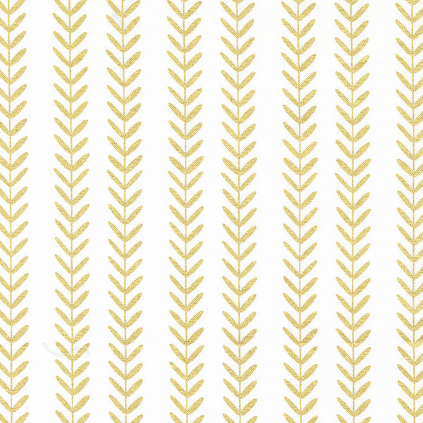 Gilded <br> Leaf Stripe Metallic Paper Gold