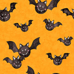 Halloween Monsters <br> Flying Bats Orange