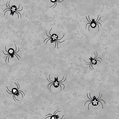 Halloween Monsters <br> Crawling Spiders Grey