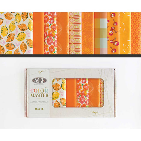 Color Master No. 20 <br> Tangerine Summer Edition <br> Fat Quarter Bundle
