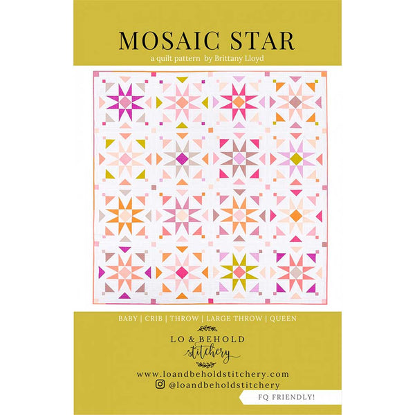 Mosaic Star Quilt Pattern
