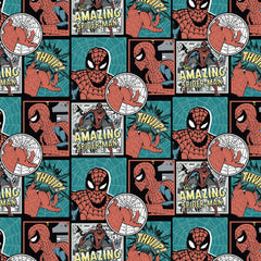 Marvel Amazing Spider-Man Frames Cotton Fabric