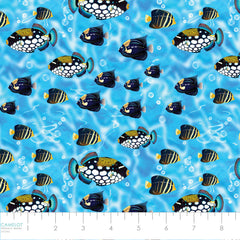 Ocean Story Cotton Fabric