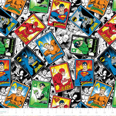 DC Comics Super Hero Doodles <br> DC Male Trading Card Stack Tonal White