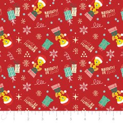 Character Winter Holiday <br> Tweety Gift Toss Red