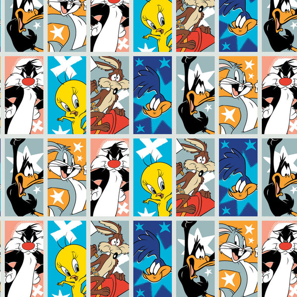 Looney Tunes Be Looney <br> Blocks Grey