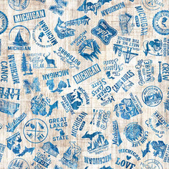 All Michigan Shop Hop 2026 <br> Michigan Slogans Cream