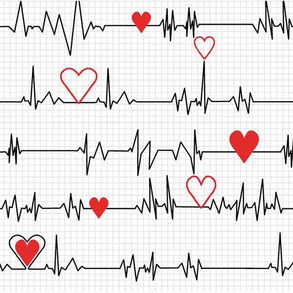 Calling All Nurses <br> Heart Beat White