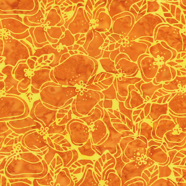 Quiltessentials Splash Batiks <br> Morning Glory Orange