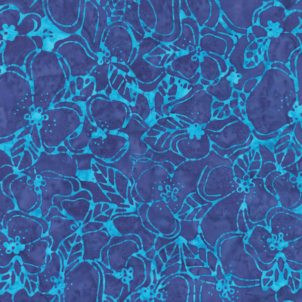 Quiltessentials Splash Batiks <br> Morning Glory Deep Purple