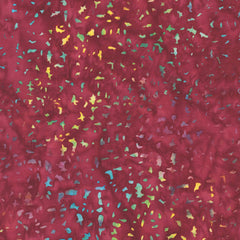 Quiltessentials Splash Batiks <br> Mini Motif Raspberry