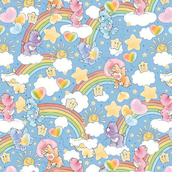 Care Bears <br> Sketch Art <br> Rainbows Blue