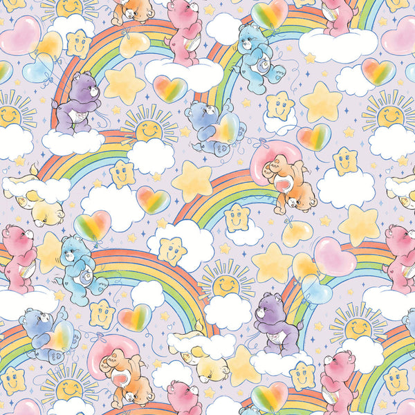 Care Bears <br> Sketch Art <br> Rainbows Pink