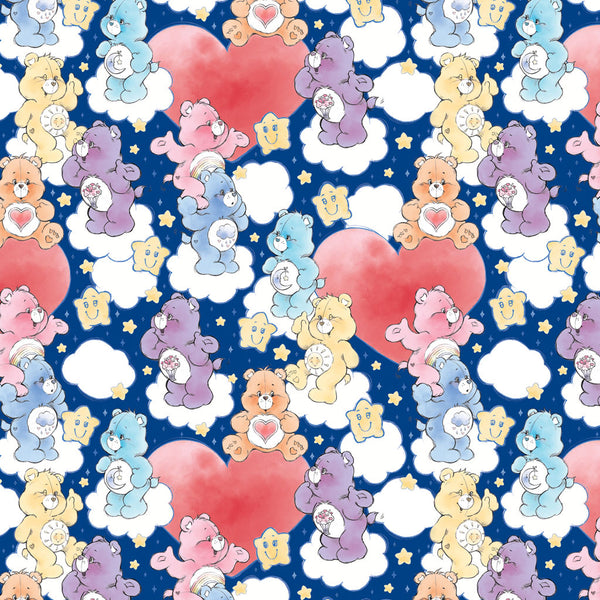 Care Bears <br> Sketch Art <br> Hearts Navy