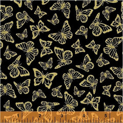 Precious Metal <br> Butterflies Black/Gold