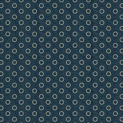 Petite Perennials <br> Circles Indigo