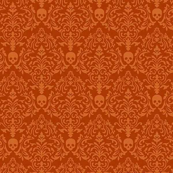 Spooky Night <br> Spooky Small Damask Orange