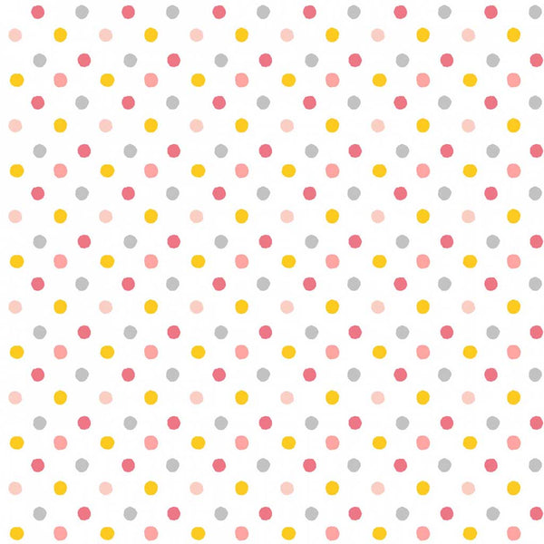 Porkopolis <br> Multicolor Dots White