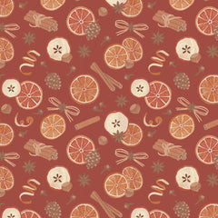 Holiday Spice Cotton Fabric