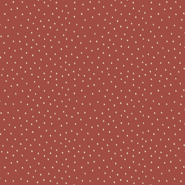 Holiday Spice <br> Ditsy Dots Burgundy