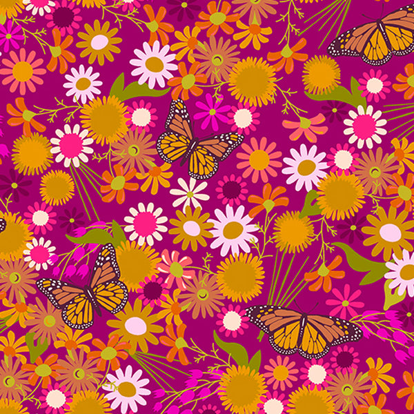 Wildflowers <br> Monarchs and Flowers Berry