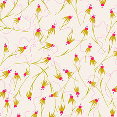 Alison Glass Wildflowers Coneflowers Linen Cotton Fabric
