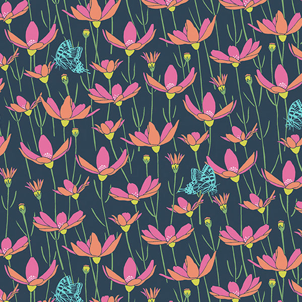 Flora Fauna <br> Meadow Navy