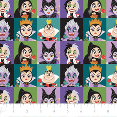 2 Yard Precut <br> Disney It's a Small World <br>Villains Block