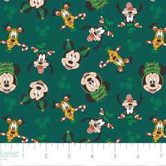 Mickey and Friends Holiday Cotton Fabric