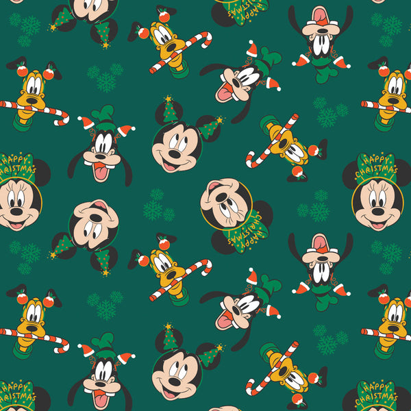 Mickey & Friends <br> Christmas Holiday Fun Green