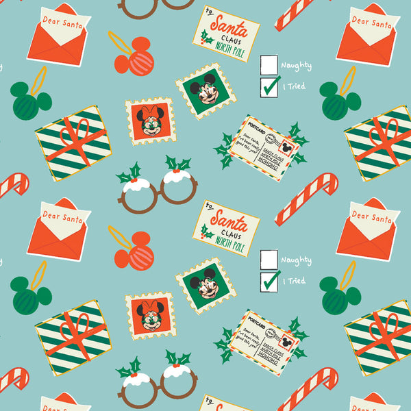 Mickey & Friends <br> Christmas Letters to Santa Aqua