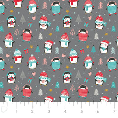 Merry Penguins <br> Winter Delight Charcoal