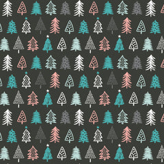 Merry Penguins <br> Trees Black