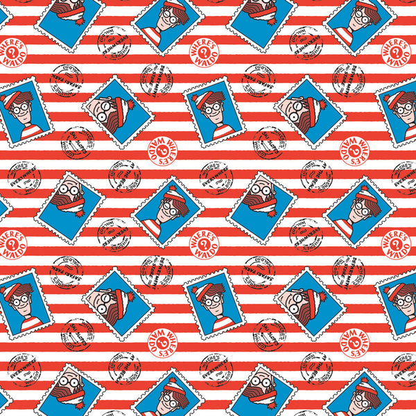 Where’s Waldo <br> Stamp Stripe Multi