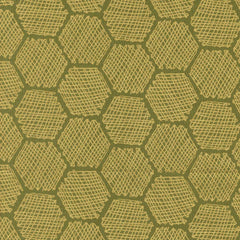 Hexagonal pattern with a textured green color