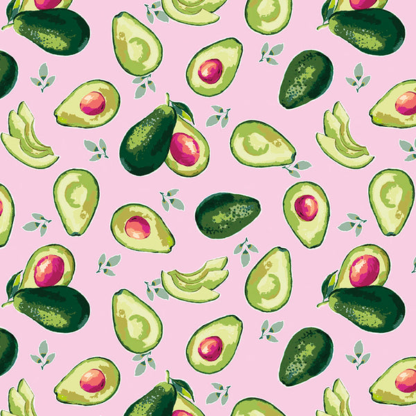 Lucy June <br> Avocados Pink
