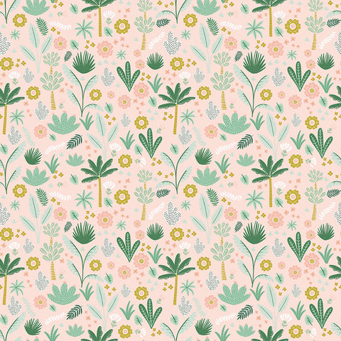 Hibiscus Cotton Fabric